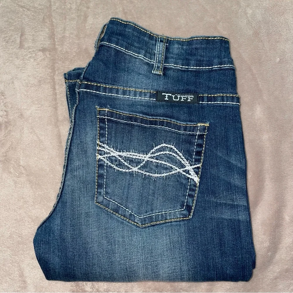 Cowgirl tuff co bootcut Jean W28/L32/1/2 - Picture 3 of 12